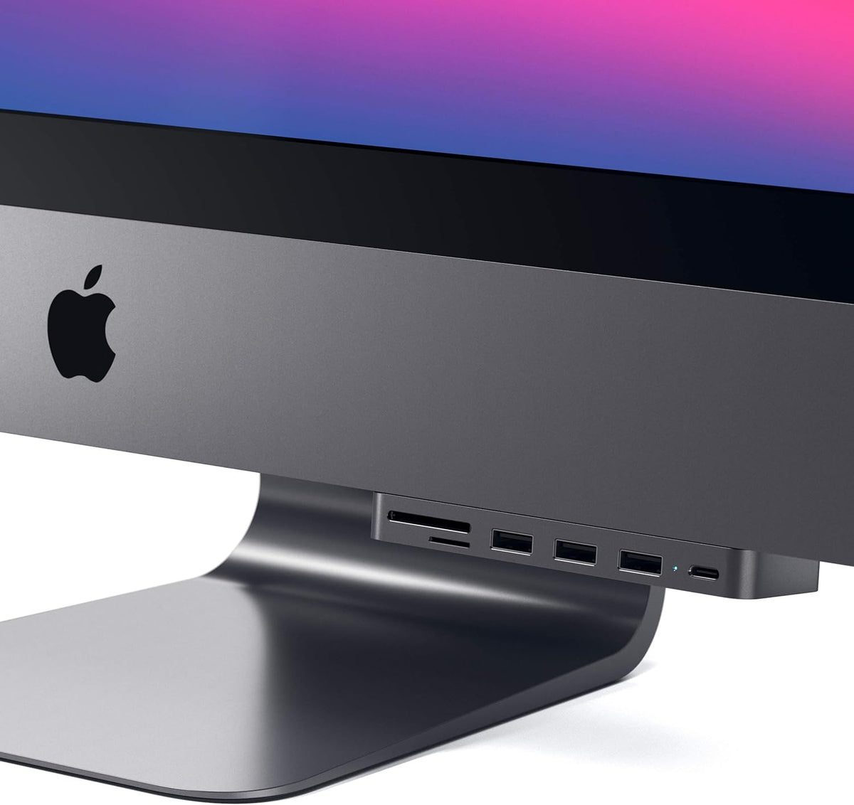 USB-C Clamp Hub with USB-C Data Port, USB-A 3.0 Data, Micro/SD Card Reader A801