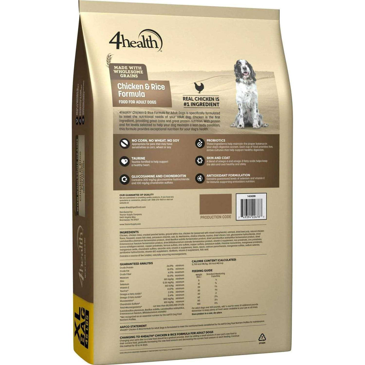 Adult Chicken and Rice Formula Dry Dog Food R148837