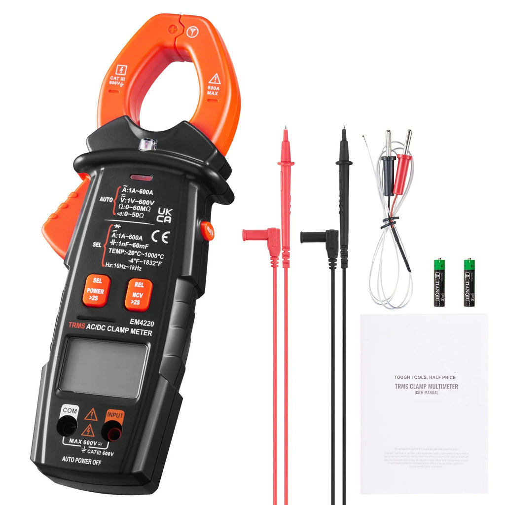6000 Counts True RMS Digital Clamp Meter N858408