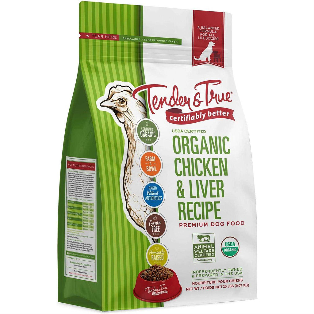 Organic Chicken & Liver Recipe Dry Dog Food N9179