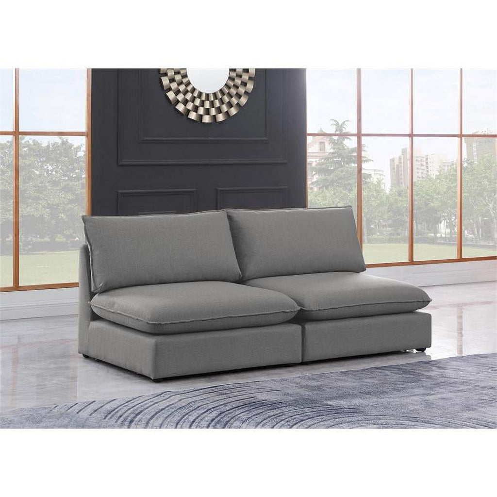 Grey Linen Textured Modular Sofa Q172347