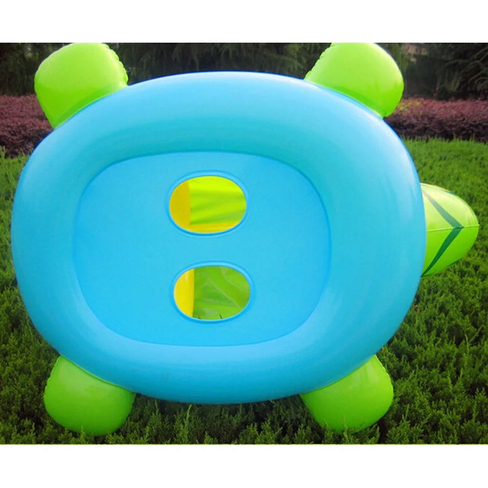 Inflatable Tortoise Swimming Pool Swim Ring Float Q1718