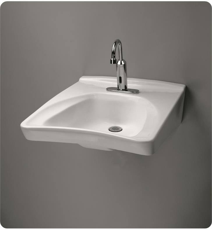 Cotton White Bathroom Sink Z17114