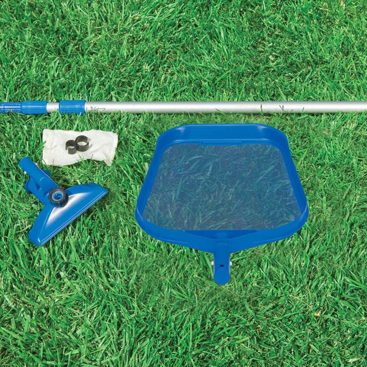 Metal Frame Swimming Pool with Filter Pump O97901