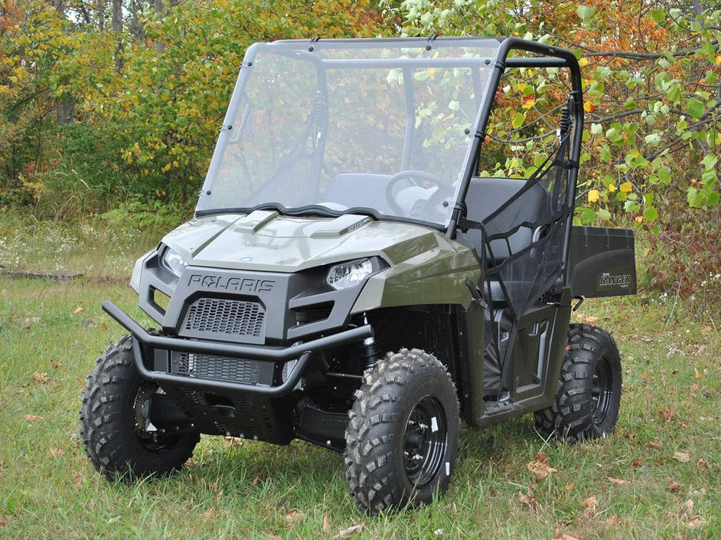 Heavy-Duty Full Windshield for Polaris Ranger Midsize 400, 1/4” Clear Polycarbonate H11402
