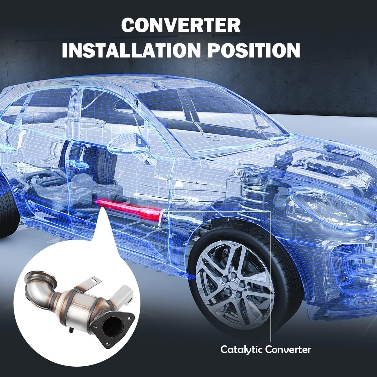 Front Catalytic Converter for 2011-2016 Chevrolet Cruze Trax Sonic 1.4L Z847378