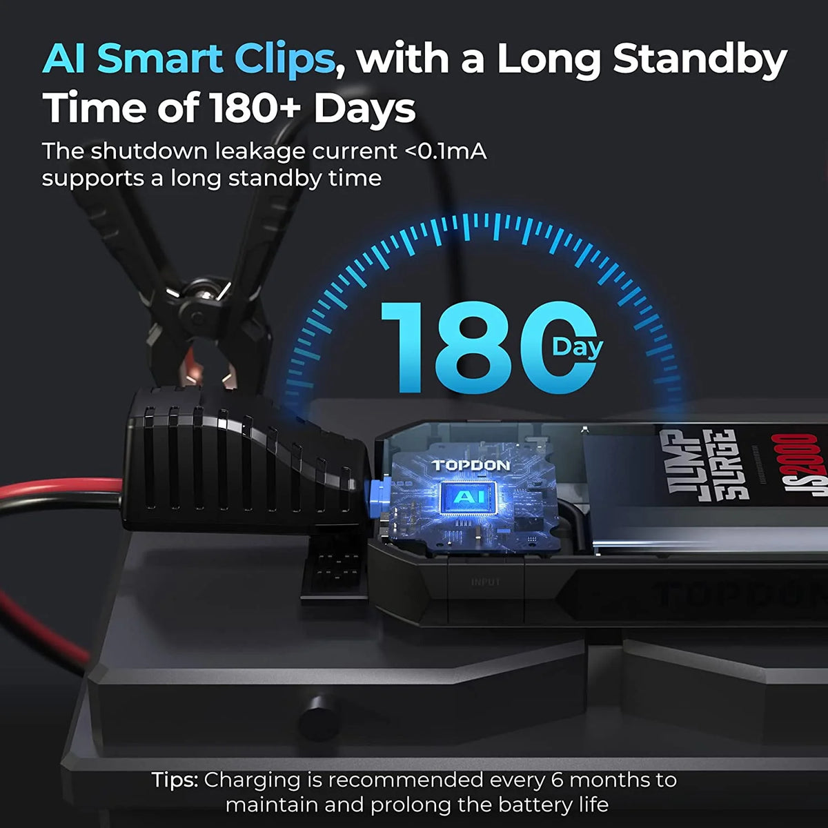 16000mAh 2000A Peak Portable Car Battery Booster Y50247