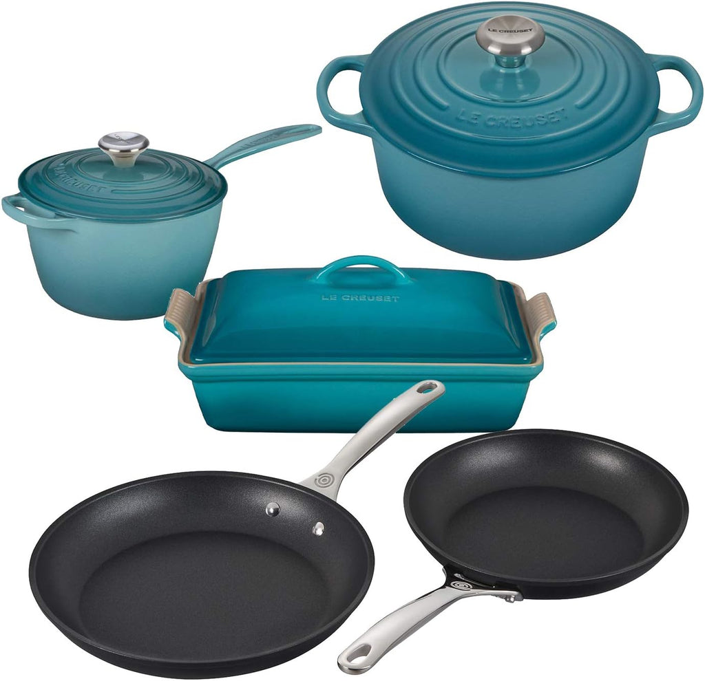 Enameled Cast Iron and Nonstick Cookware Set U161687
