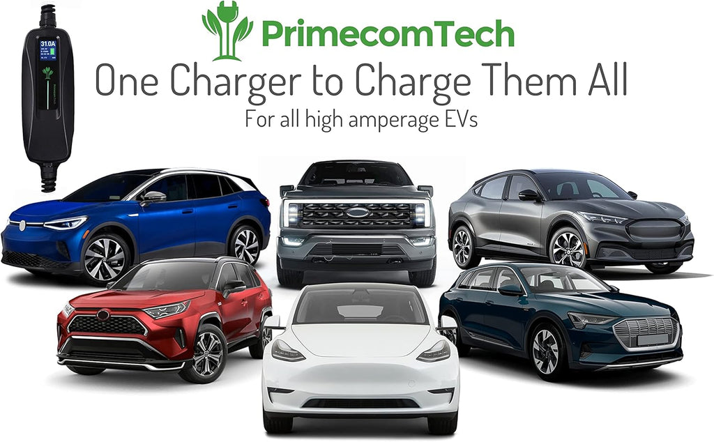 30 Feet Level 2 Electric Vehicle Charger 40 Amp T8448