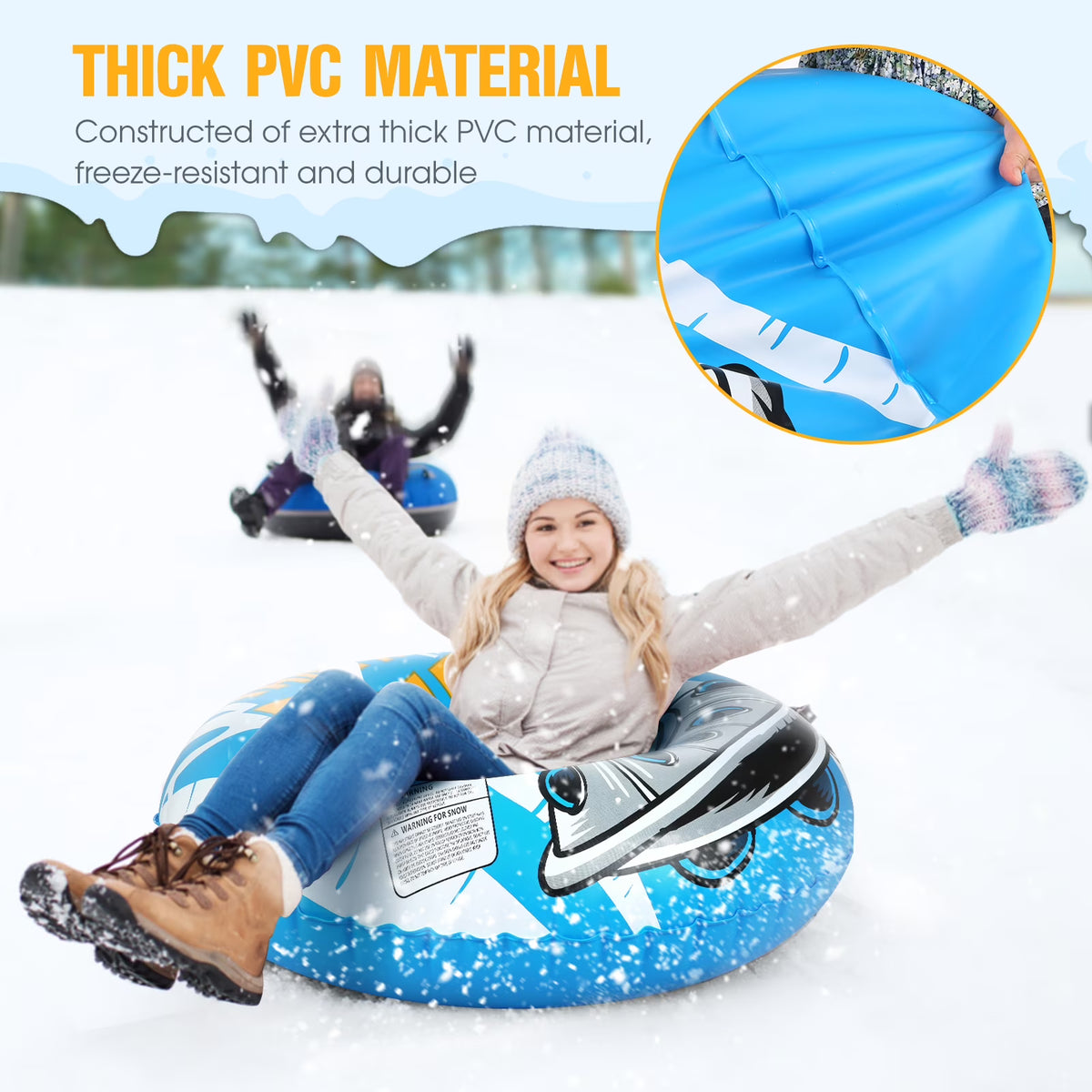 47 Inch Inflatable PVC Snow Tube G798