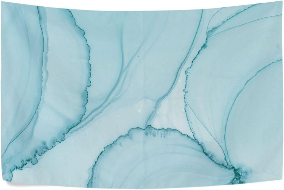 Blue Wave Marble Tapestry Wall Hanging 60x40inch Polyester A84321
