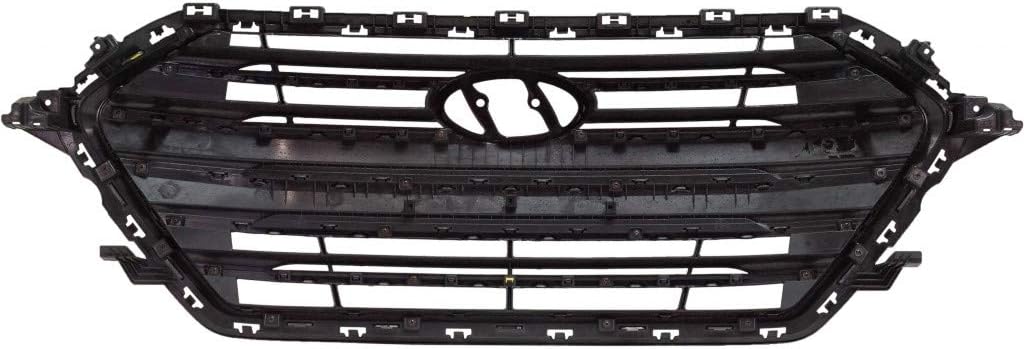 Silver Shell Black Insert Grille Assembly S48227