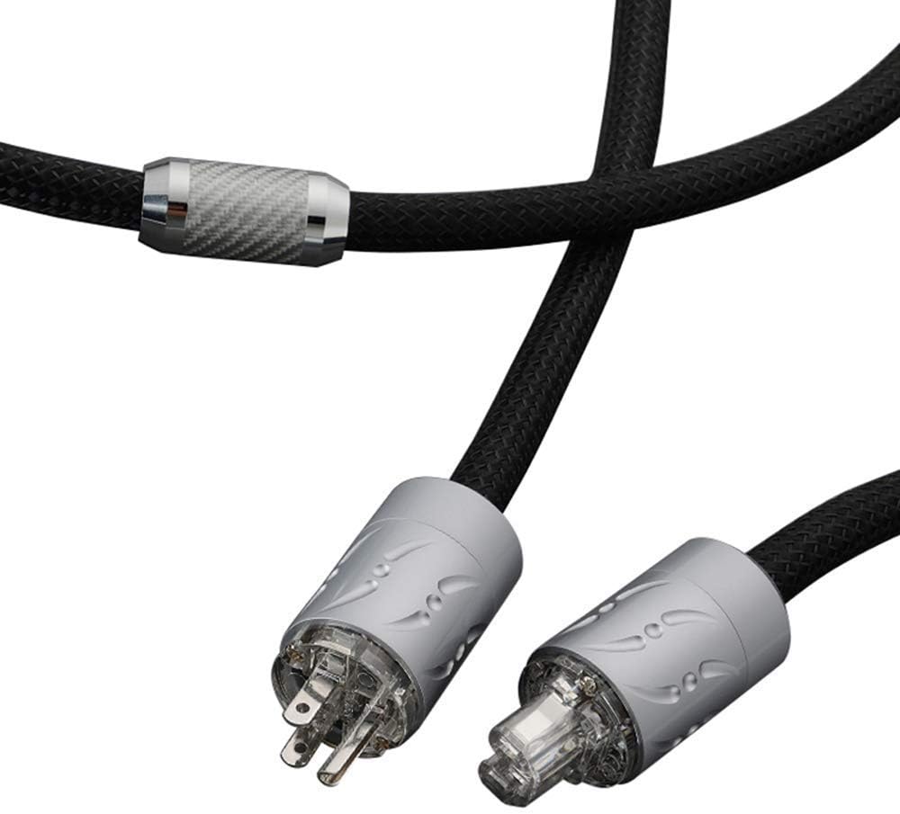 Audiophile Power Cable Copper AC Mains Cord with Rhodium Plated Connector G562