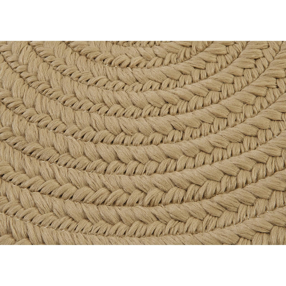 Cuban Sand 3' Round Braided Rug K24891