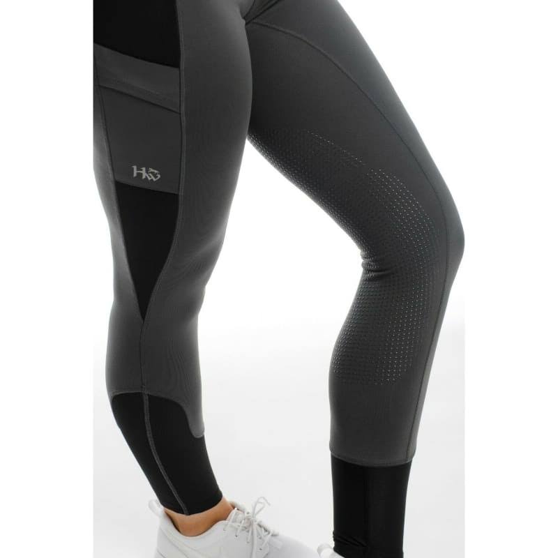 Green/Navy Tie Dye Riding Tights Z425023