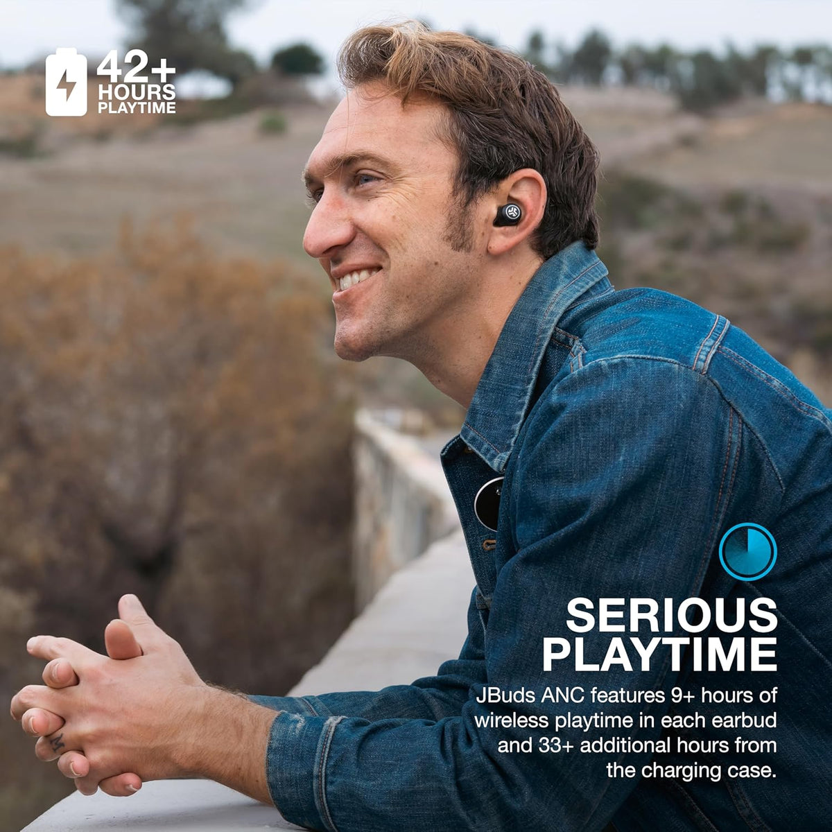True Wireless Earbuds with Charging Case, Smart Active Noise Canceling E8156