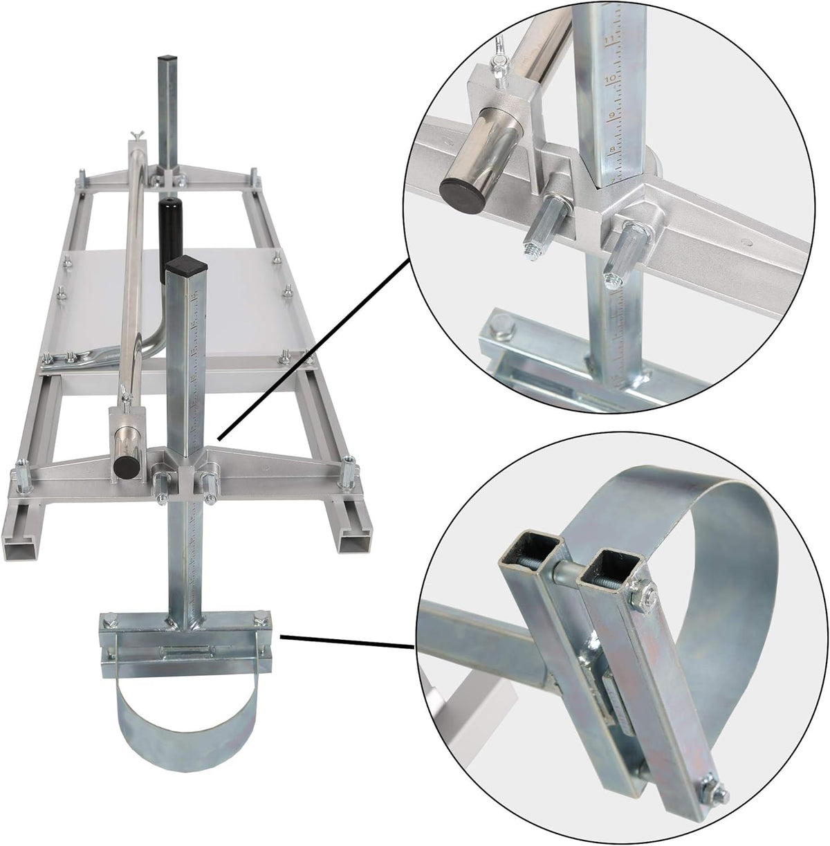 14" - 36" Portable Aluminium & Steel Chainsaw Guide Bar Mill Pack of 2 L315