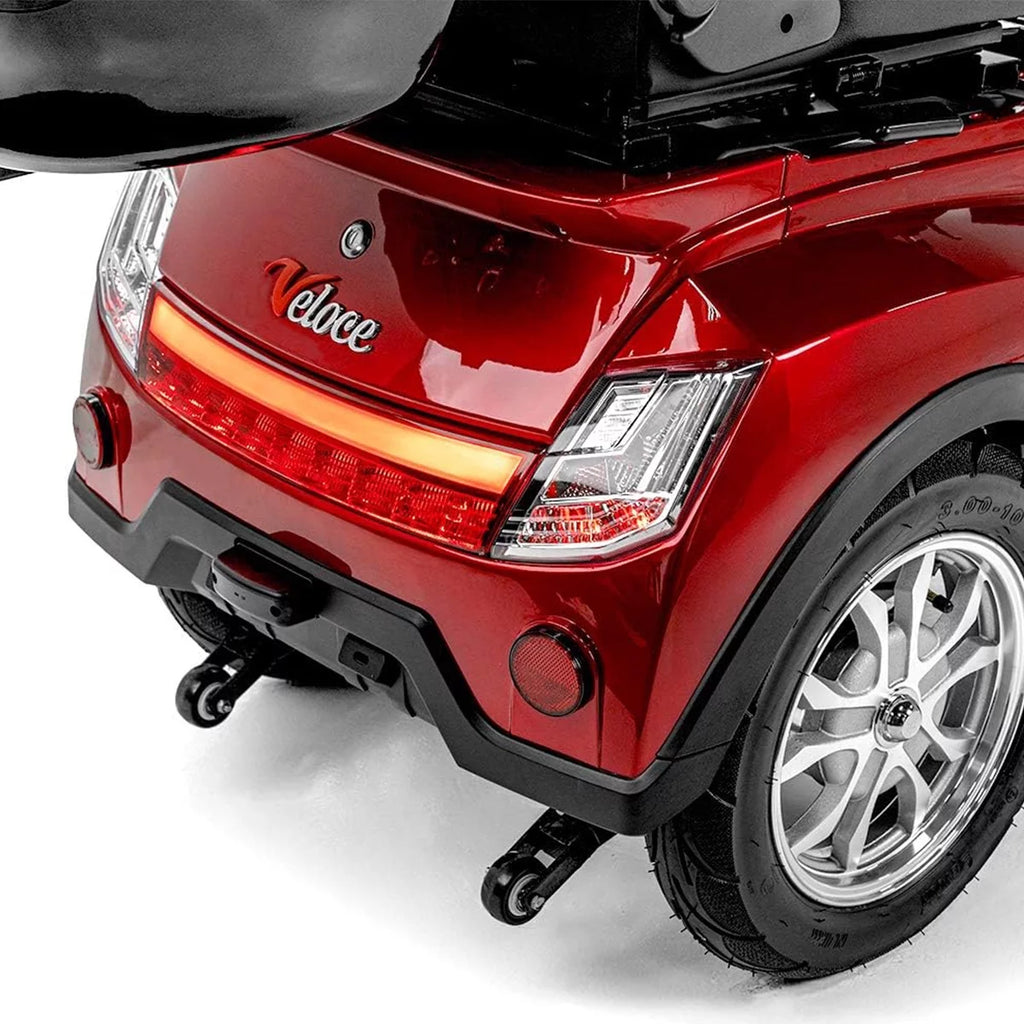 3 Wheel Mobility Scooter 300 lb. Weight Capacity Red Y623