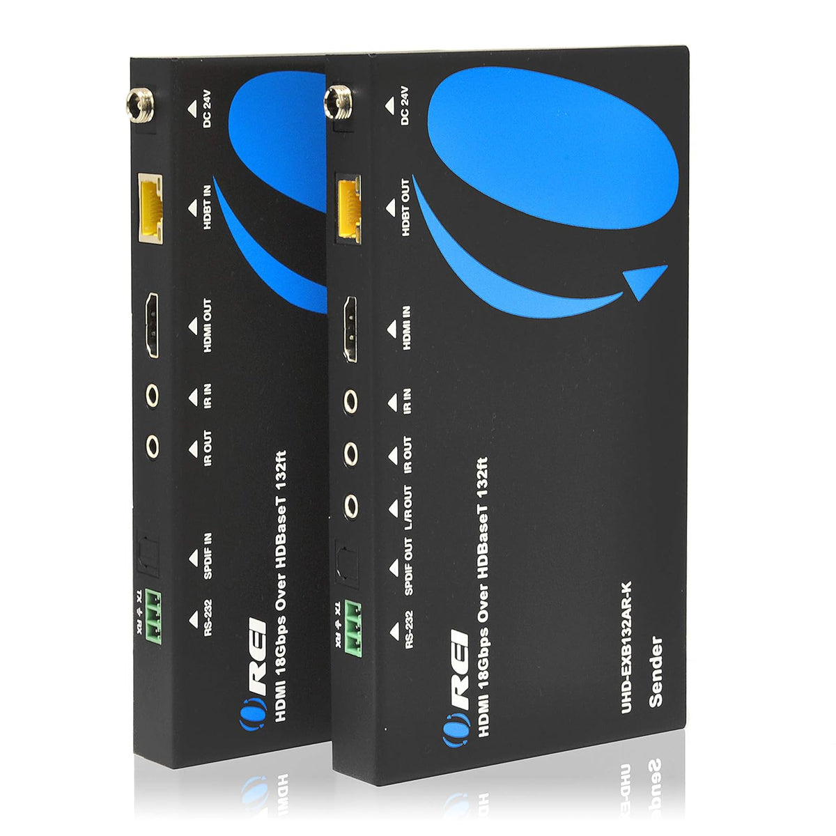 4K HDMI Extender Balun Over Single CAT5e/6/7 Cable Up to 400 Ft P329