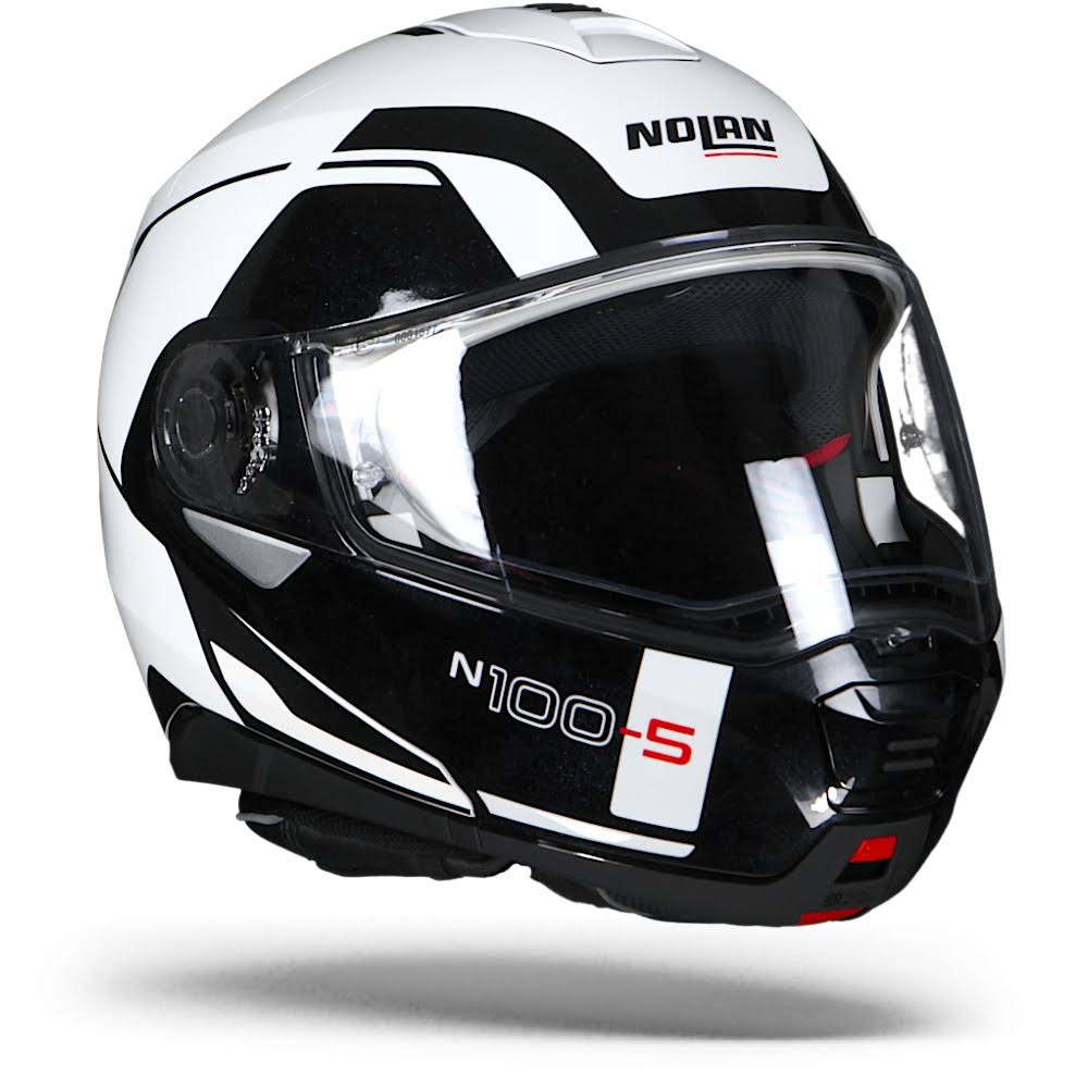 Metal White Motorcycle Helmet A8383