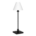 28" Tall Table Lamp with Metal Shade in Black G76756