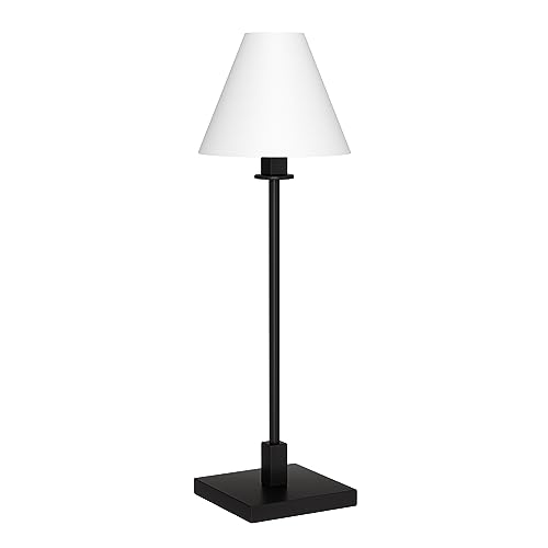 28" Tall Table Lamp with Metal Shade in Black G76756