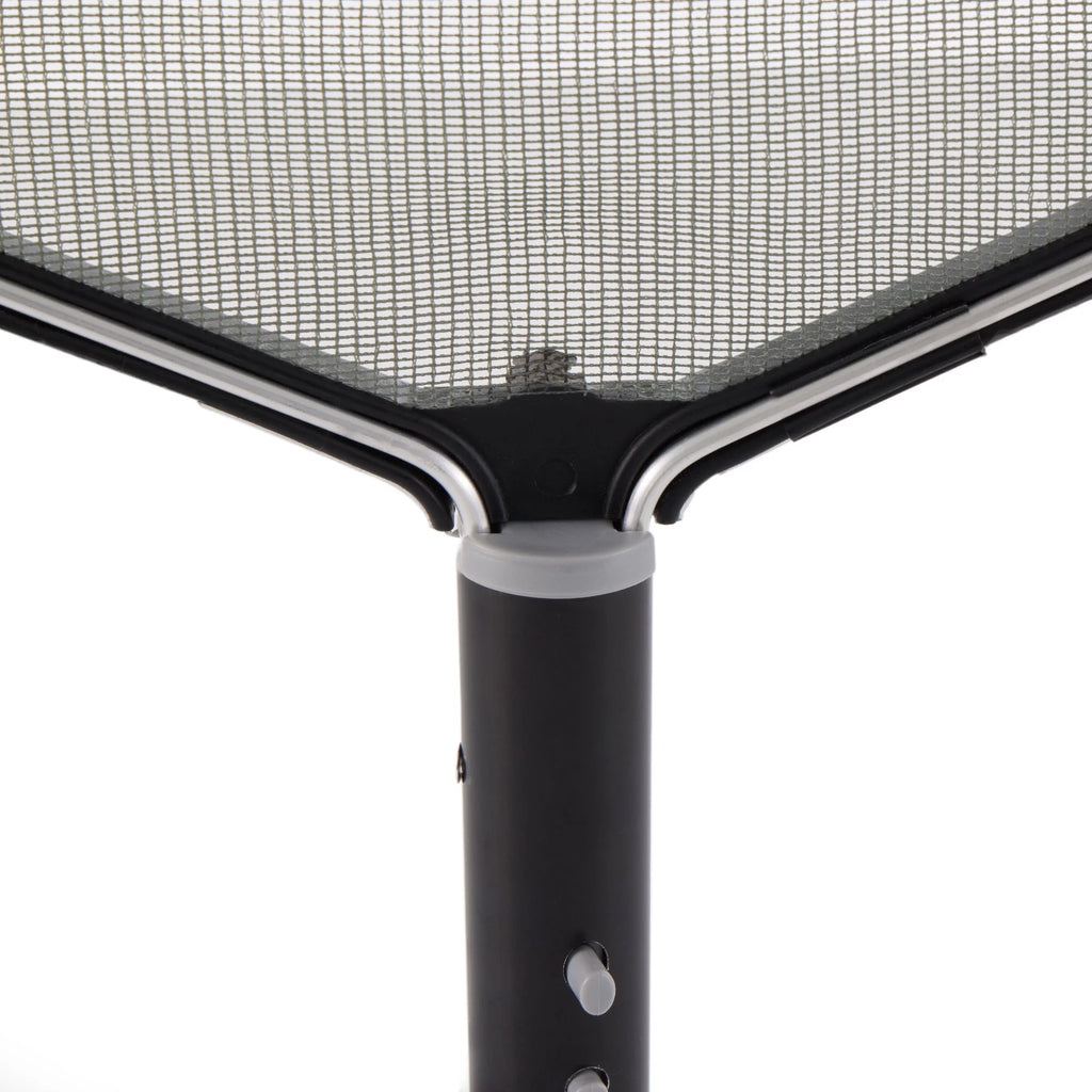 Aluminum Deep Leaf Rake Pool Skimmer Head with Mesh Bag I156922