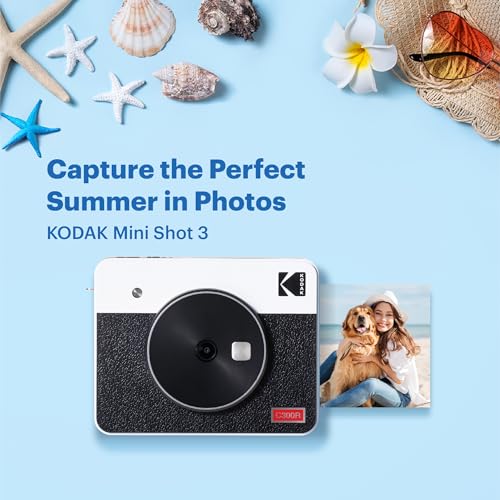2-in-1 Instant Camera and Photo Printer with 60 Sheets Cartridge N39098