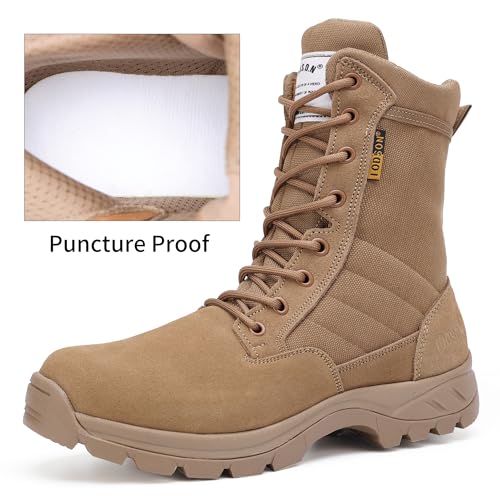 Men's 8 Inch Tactical Work Boots U5542