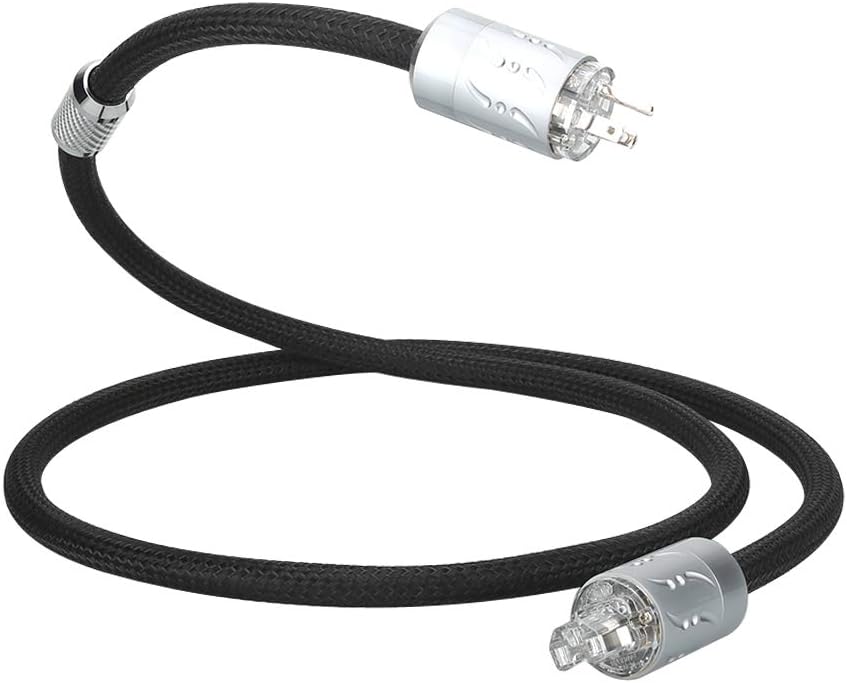 Audiophile Power Cable Copper AC Mains Cord with Rhodium Plated Connector G562