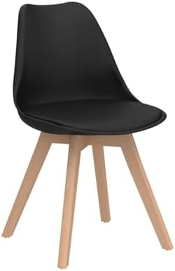 Set of 4 Upholstered Dining Chairs with Solid Wood Legs G1473