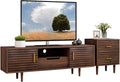 Mid-Century Modern TV Stand with End Table, TV Console Storage Cabinet G474213
