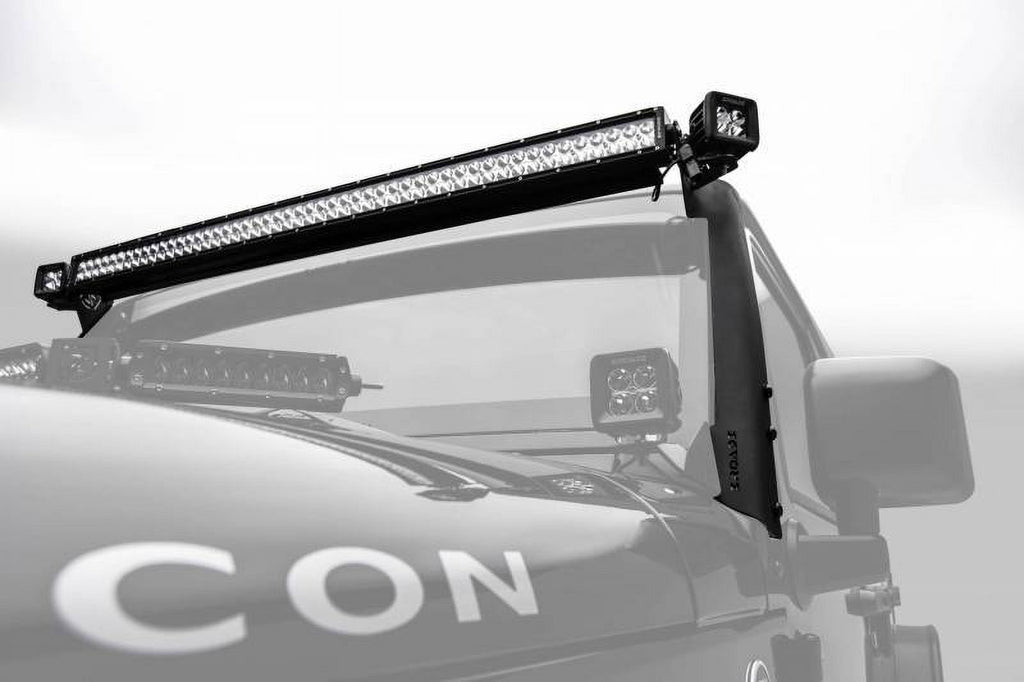 A Pillar Roof Single Bar 52" Mounts Straight E85990