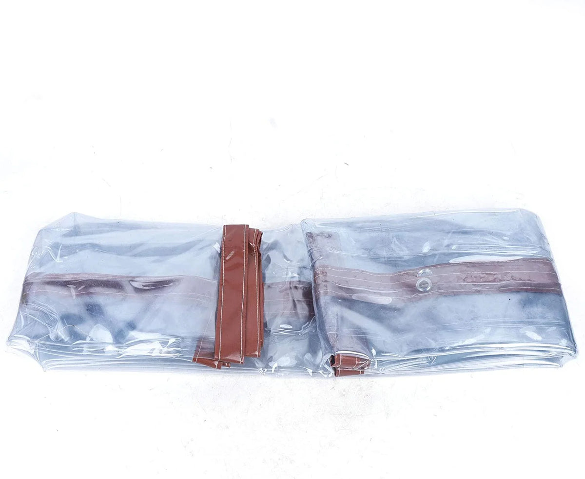 Brown Waterproof PVC Tarpaulin Canopy 8'*8' X115