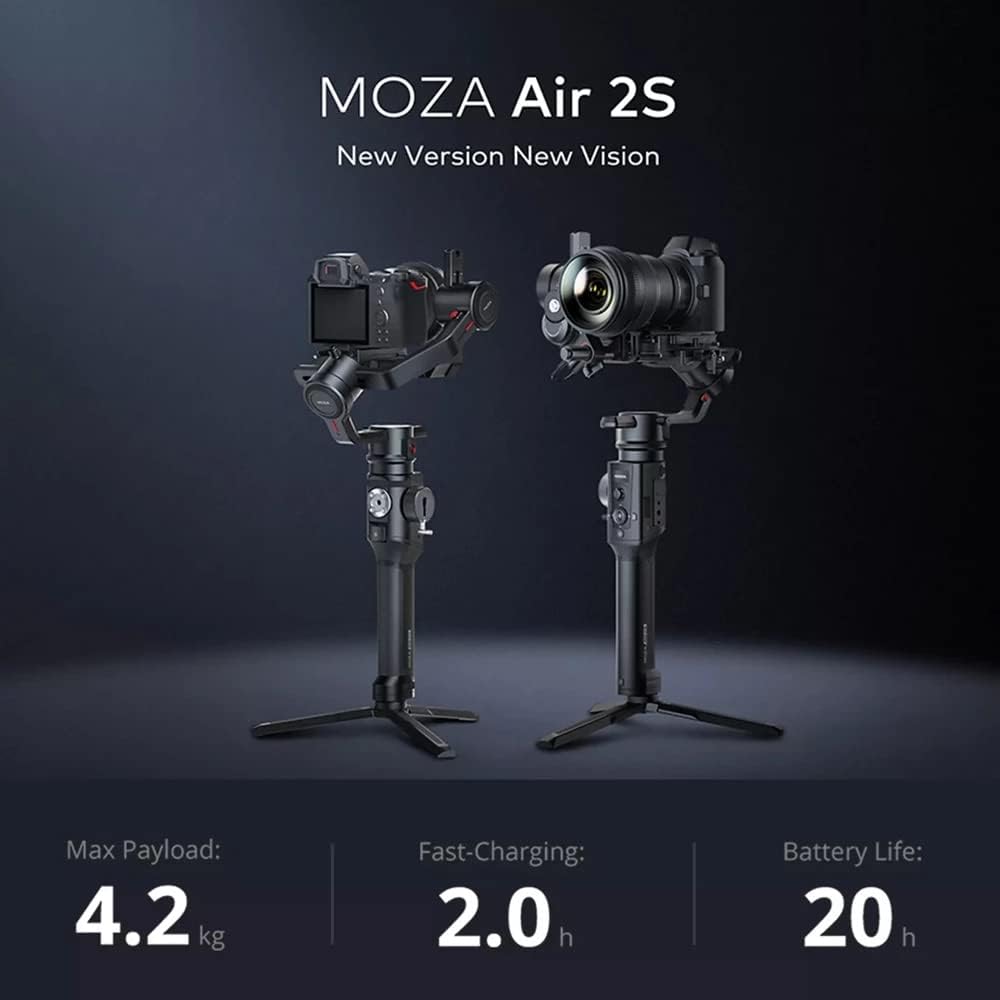Camera Stabilizer Handheld Gimbal 3-axis with 3200mAh Battery 4.2Kg Load Capacity M38619