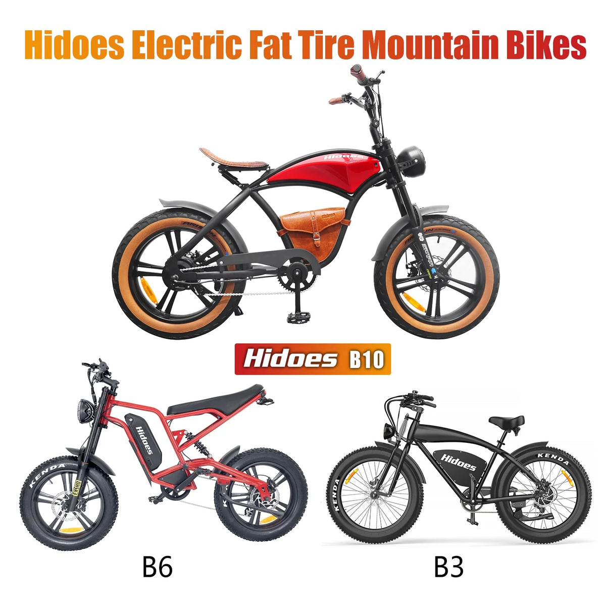 Electric E-bike with 26 Fat Tires & 7-Speeds W888