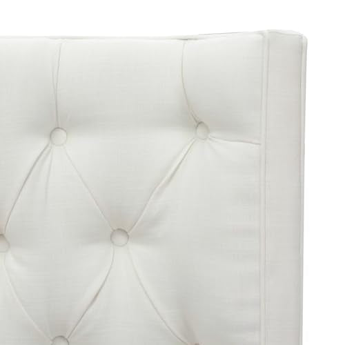 King Tufted Panel Bed Headboard and Footboard Set, Opal Grey Velvet F3999