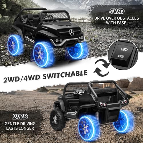 White 2 Seater 24V Battery Powered Ride On Truck J141