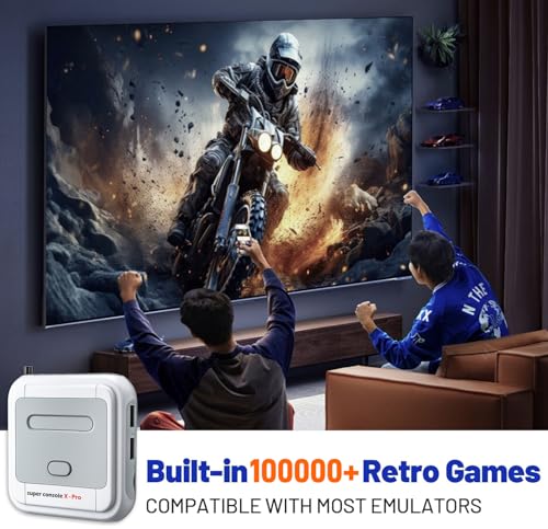 Retro Game Console with 2 Wireless Game Controllers E770657