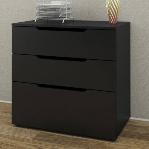 Black 3-Drawer Filing Cabinet E9177