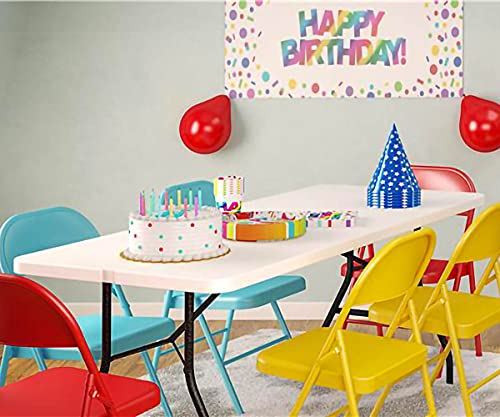 Folding Table 4FT Plastic Height Adjustable White N6204
