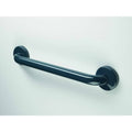 Vinyl Coated Grab Bar with Safety Grip and Cover Flange, 1 1/4 inch Diameter, 24 inch H3368