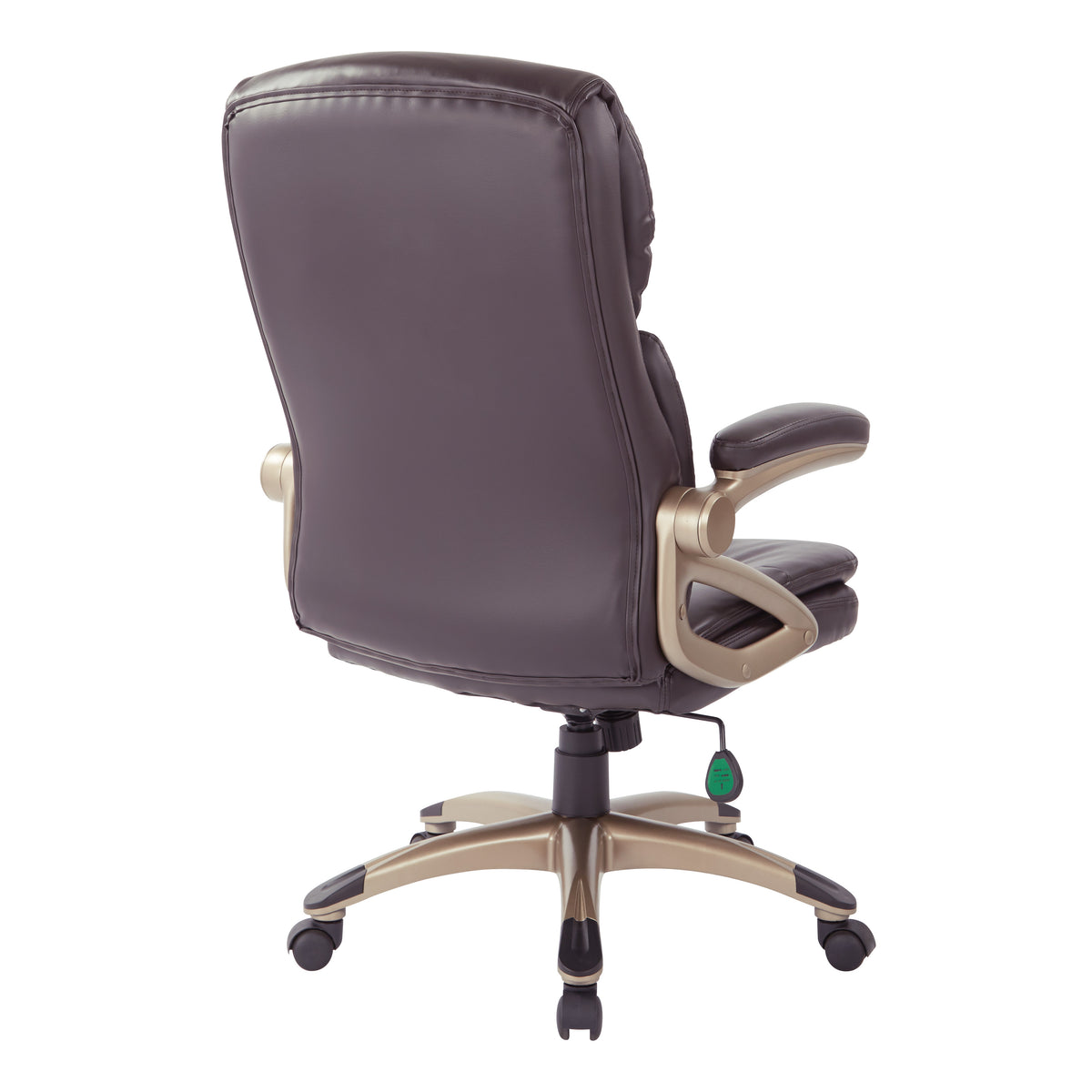 High Back Executive Chair with Espresso Bonded Leather T88653