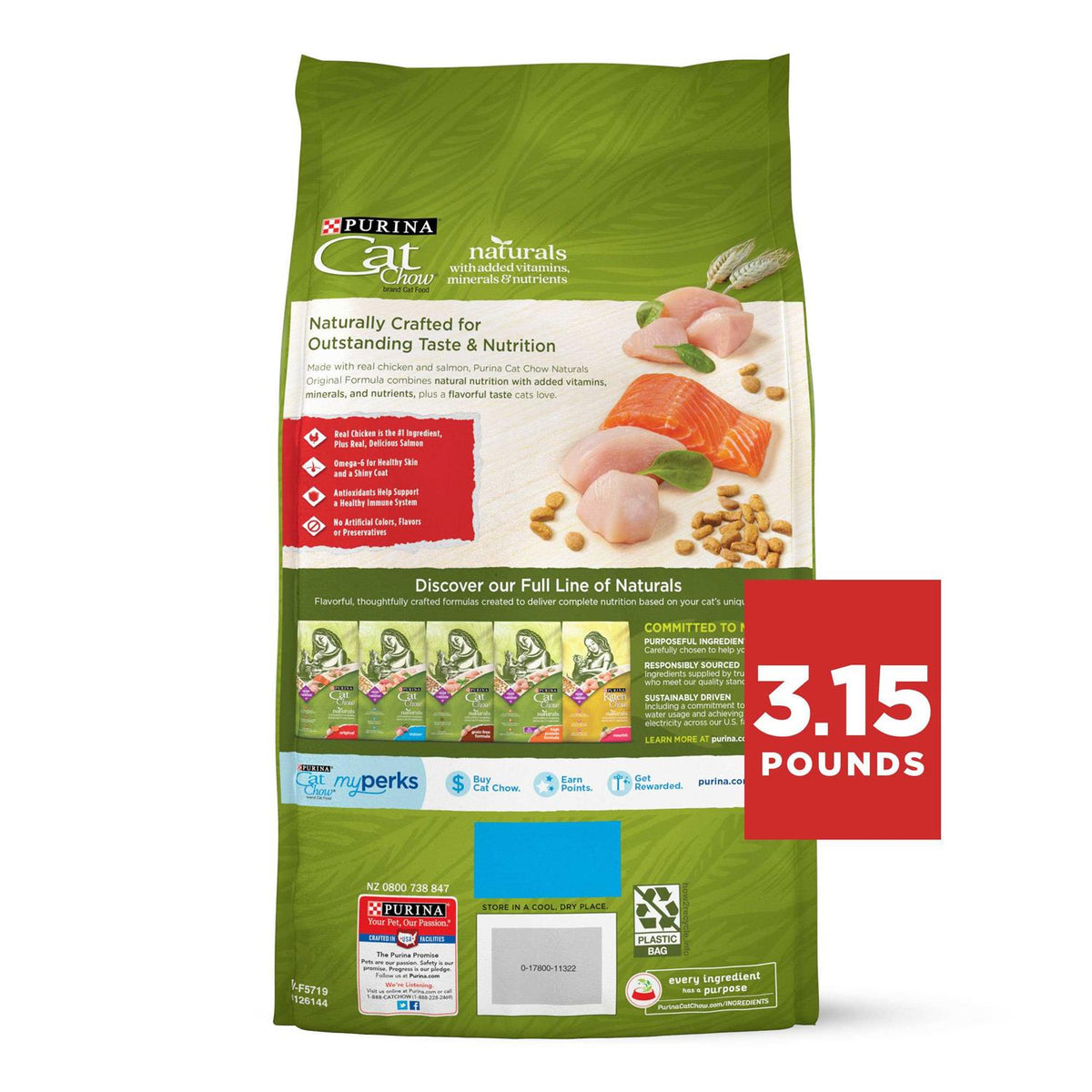 Naturals Original Dry Cat Food C372