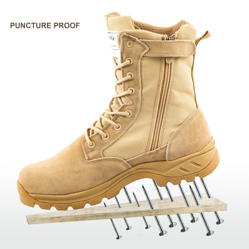 Men's 8 Inch Tactical Work Boots U5542