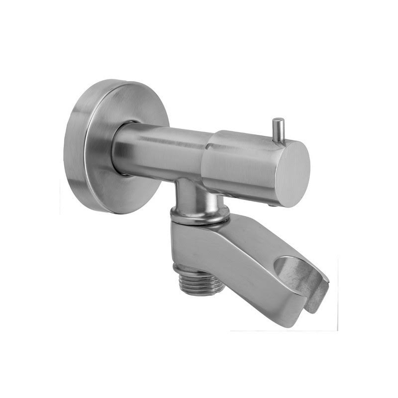 Oil Rubbed Bronze Water Supply Elbow with Shut Off and Handshower Holder I5175
