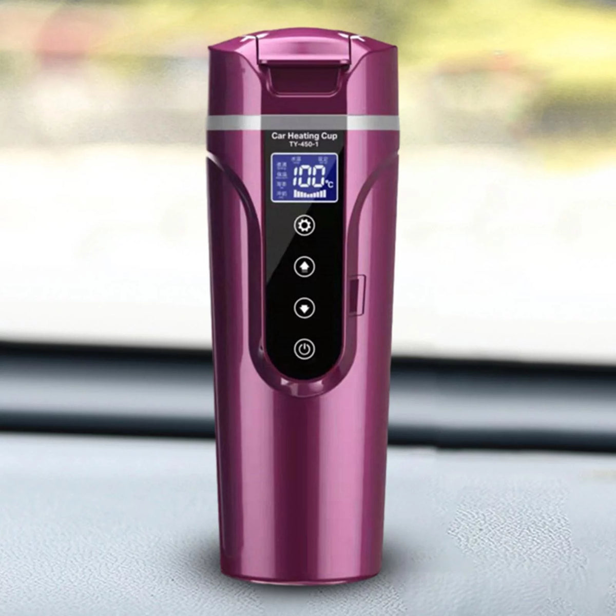 450ml 12V Electric Travel Kettle Variable Temp Control Y108316