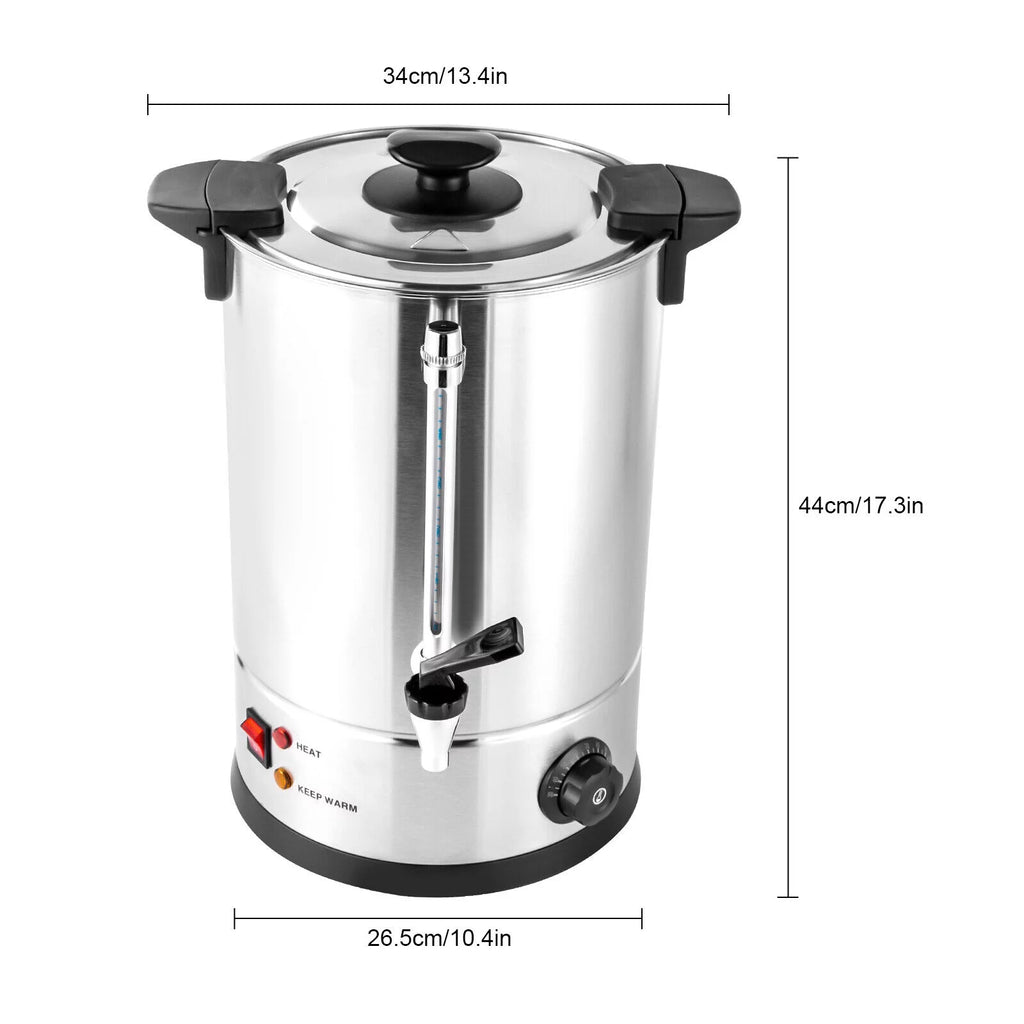 Commercial Grade Stainless Steel 12L Coffee Urn H5736