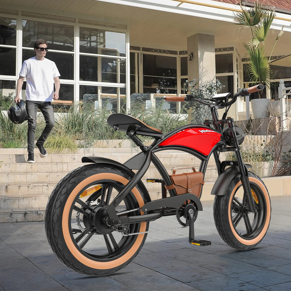 Electric E-bike with 26 Fat Tires & 7-Speeds W888