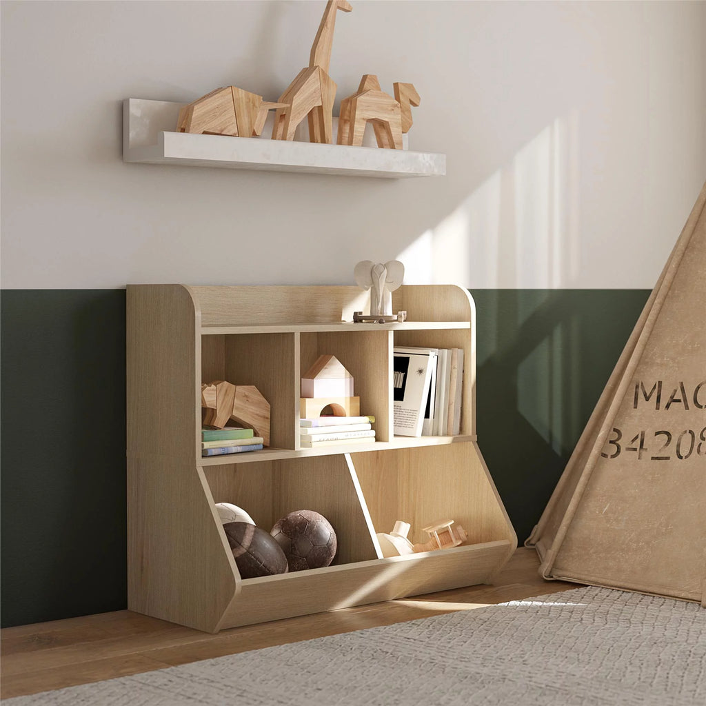 Navy Kids Toy Storage Bookcase L185819